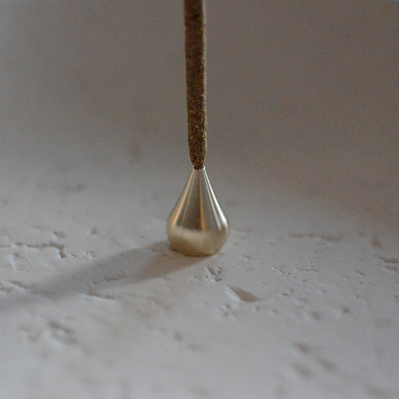 Brass Waterdrop Shape Incense Holder