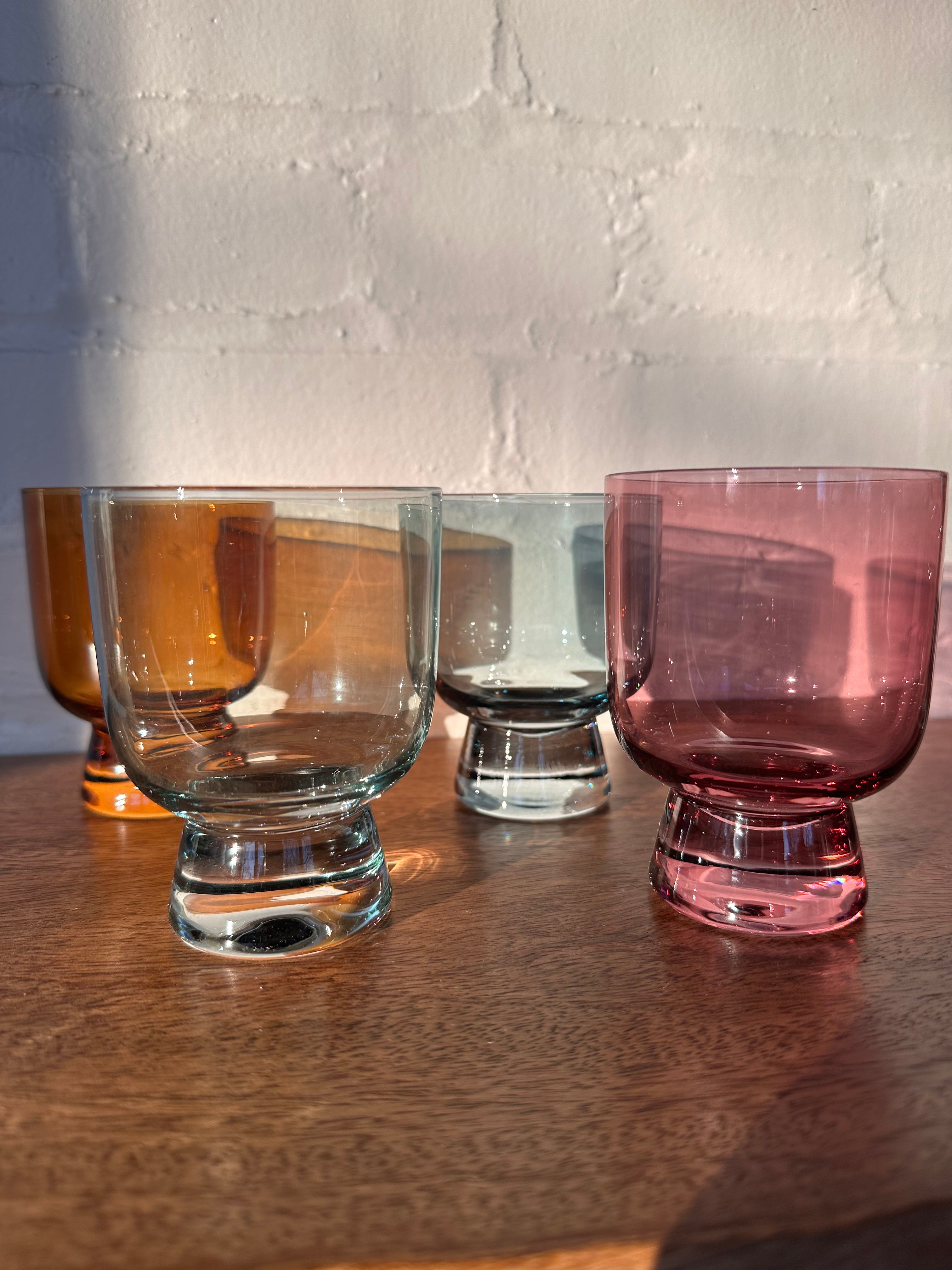 Multicolored Drinking Glasses, Set of 4