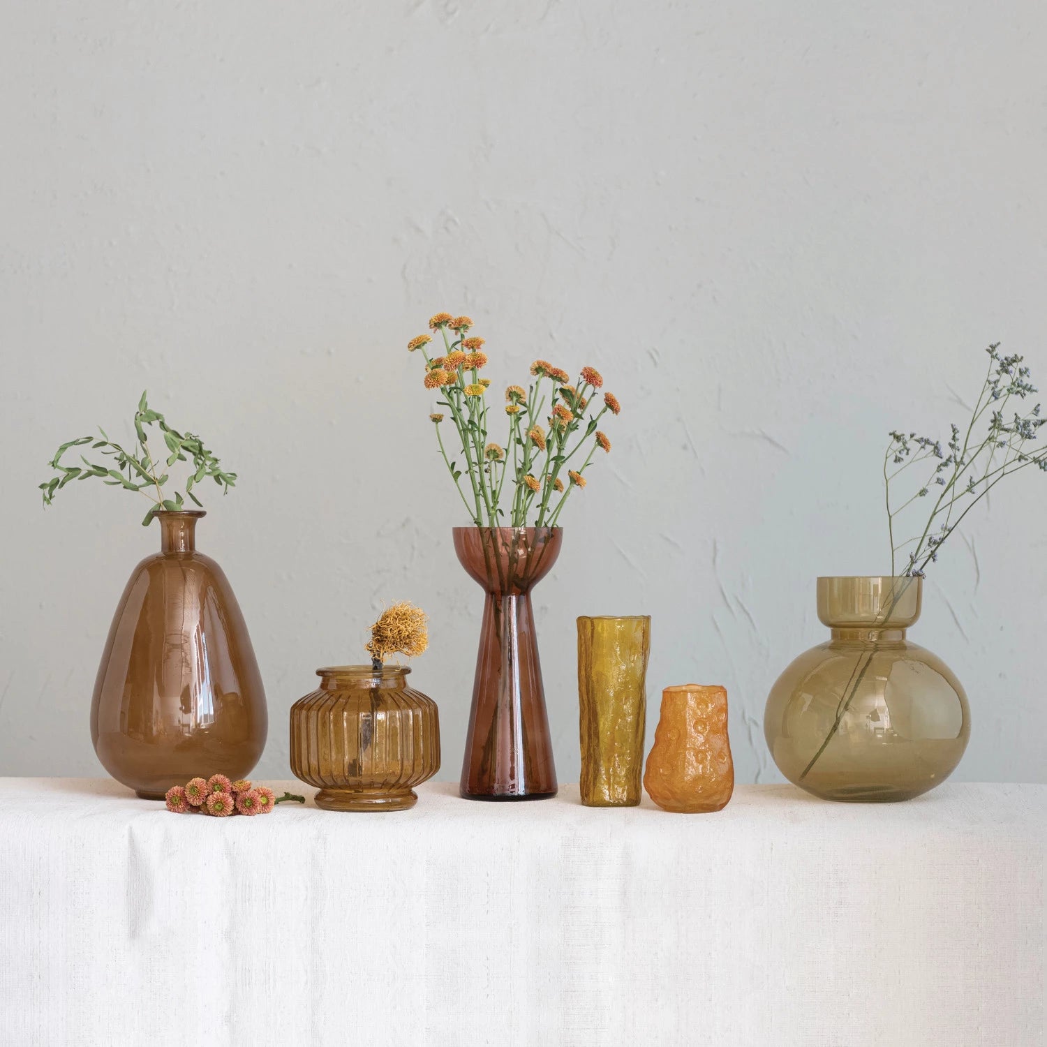 Glass Candle Holder+Vase