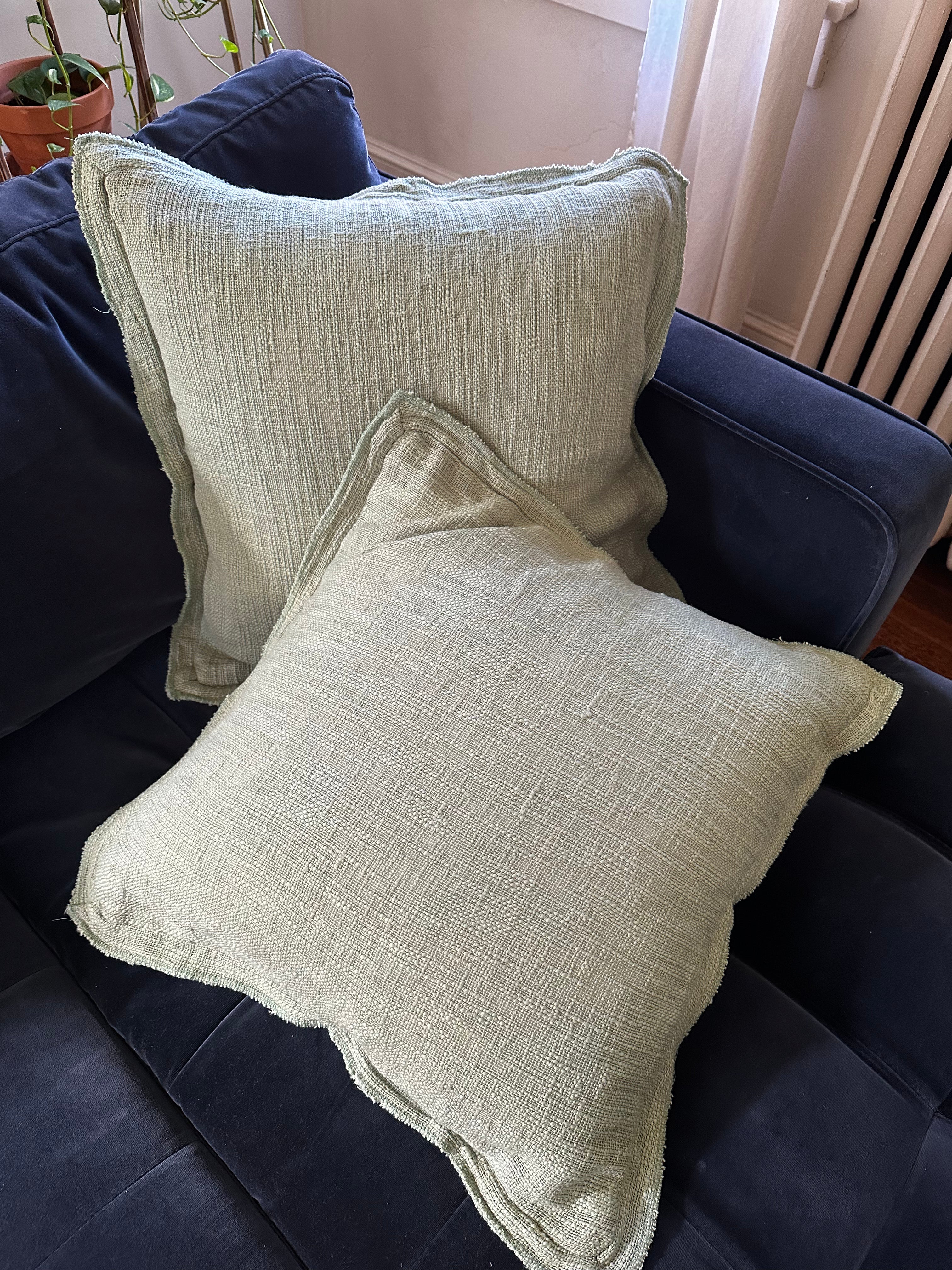 Sage Green Throw Pillow