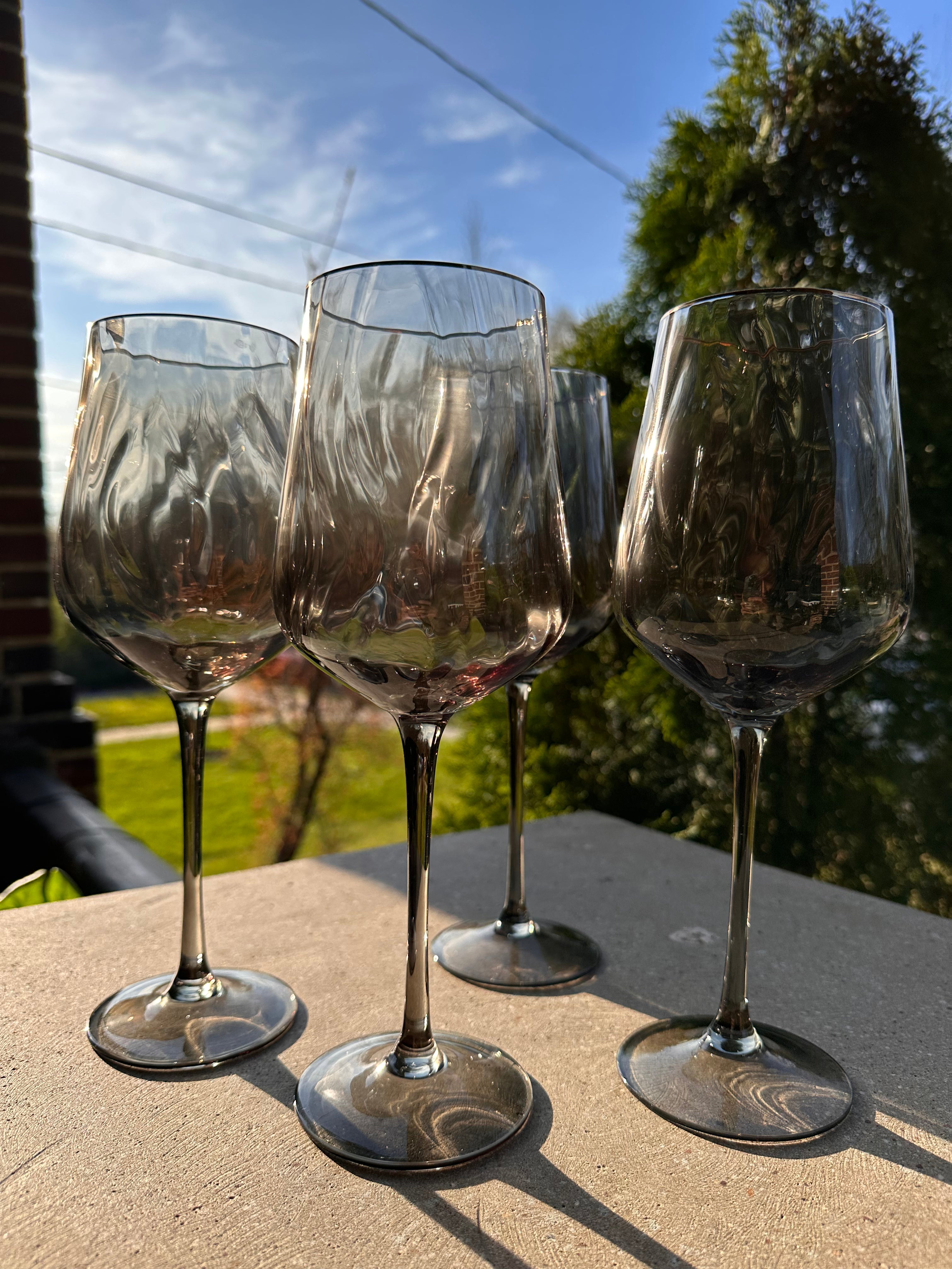 Wine Glasses, Set of 4