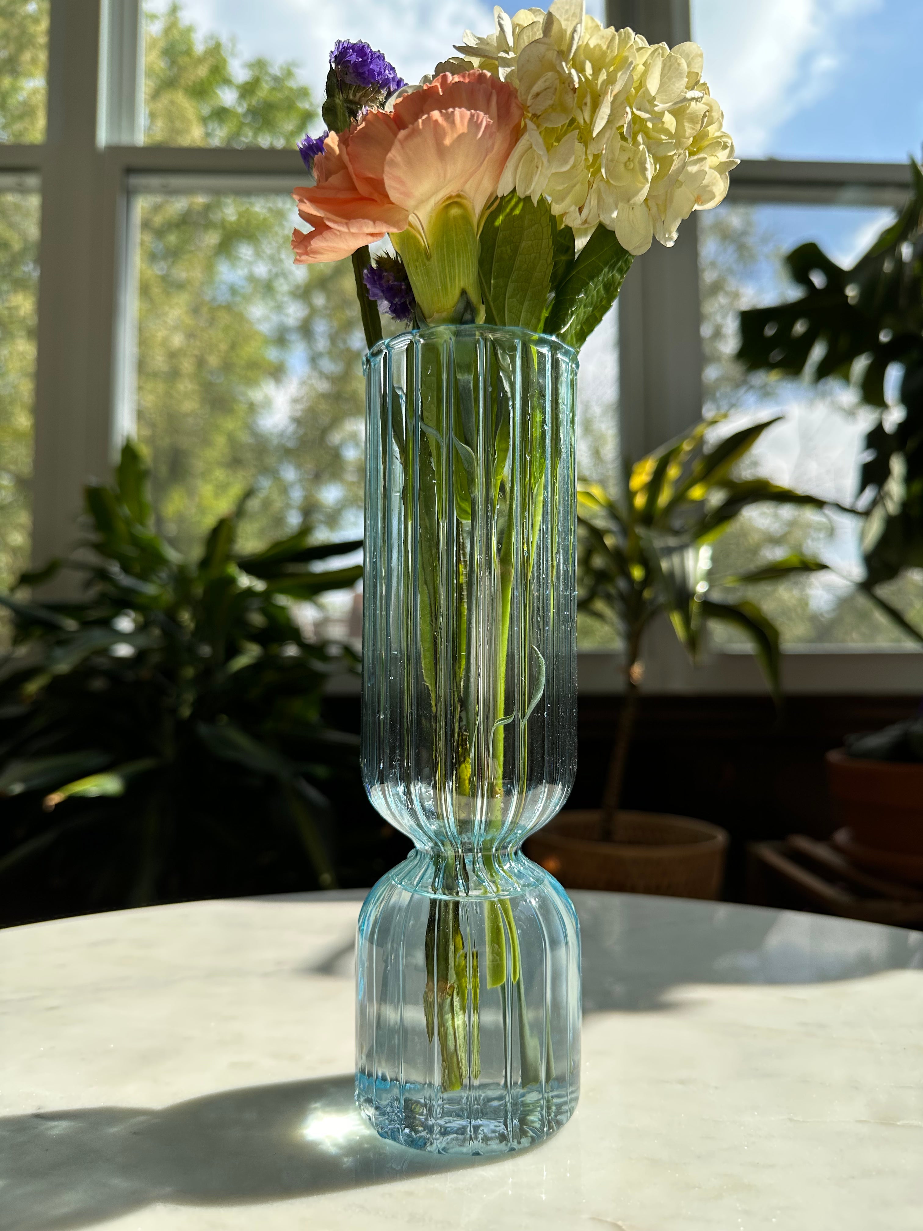 Colored Glass Vase